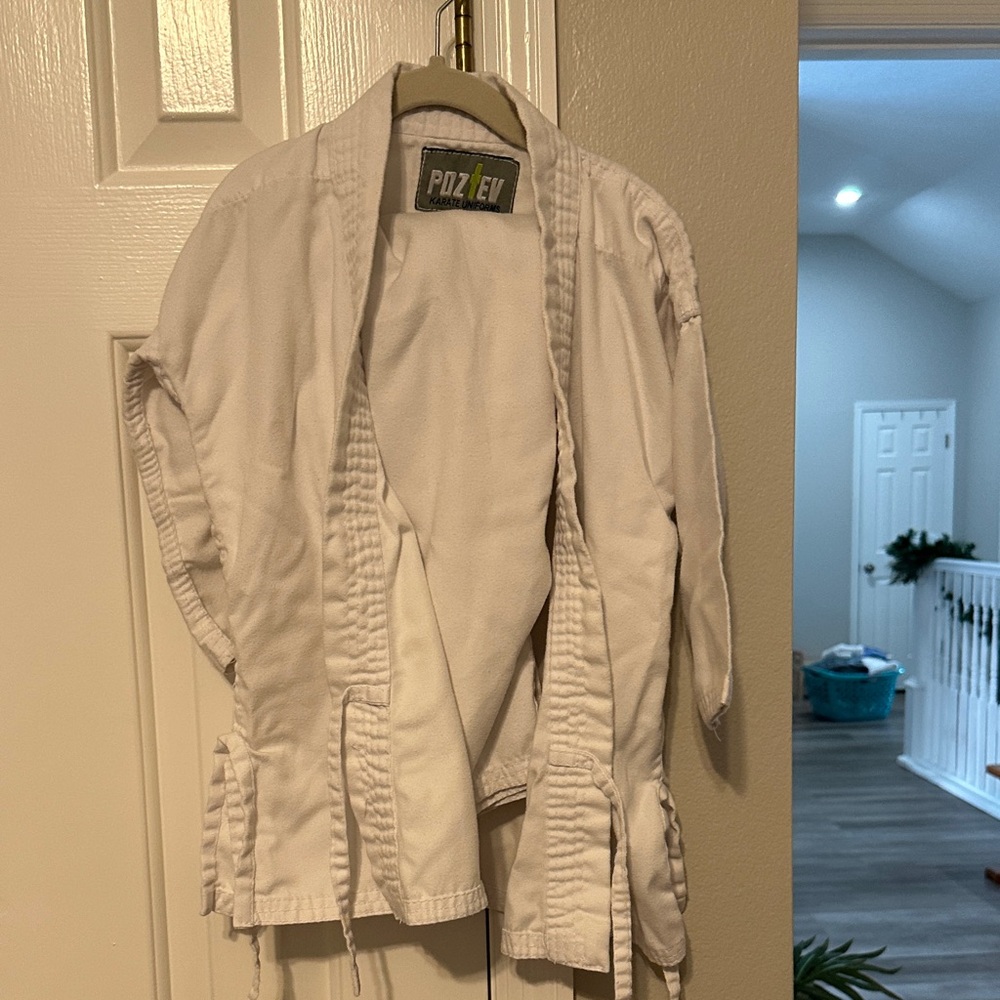 White Karate Uniform Kids- 5-6yo